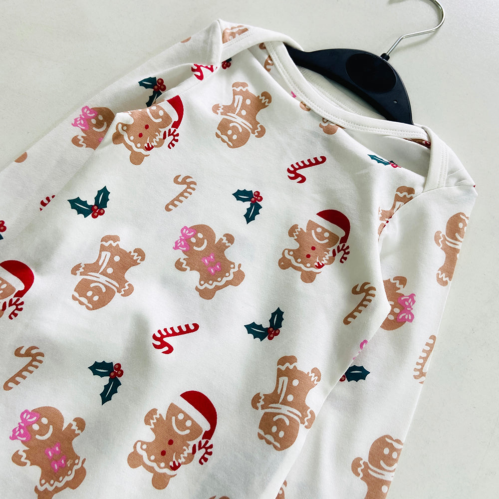 Pack of 3 Toddler Baby Full Sleeve Bodysuit Printed Cotton Romper