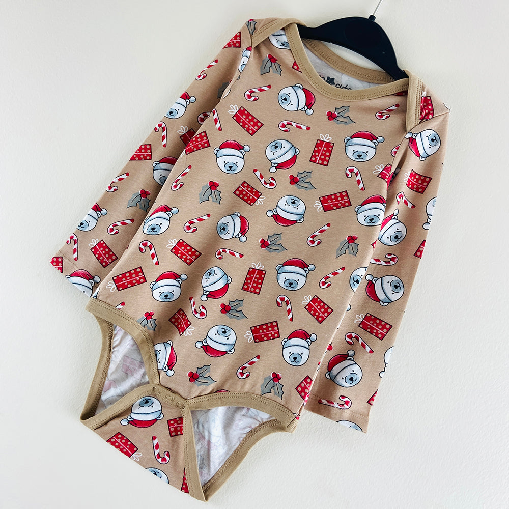 Pack of 3 Toddler Baby Full Sleeve Bodysuit Printed Cotton Romper