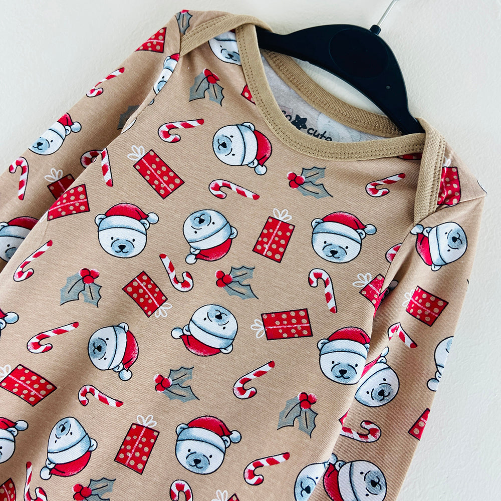 Pack of 3 Toddler Baby Full Sleeve Bodysuit Printed Cotton Romper