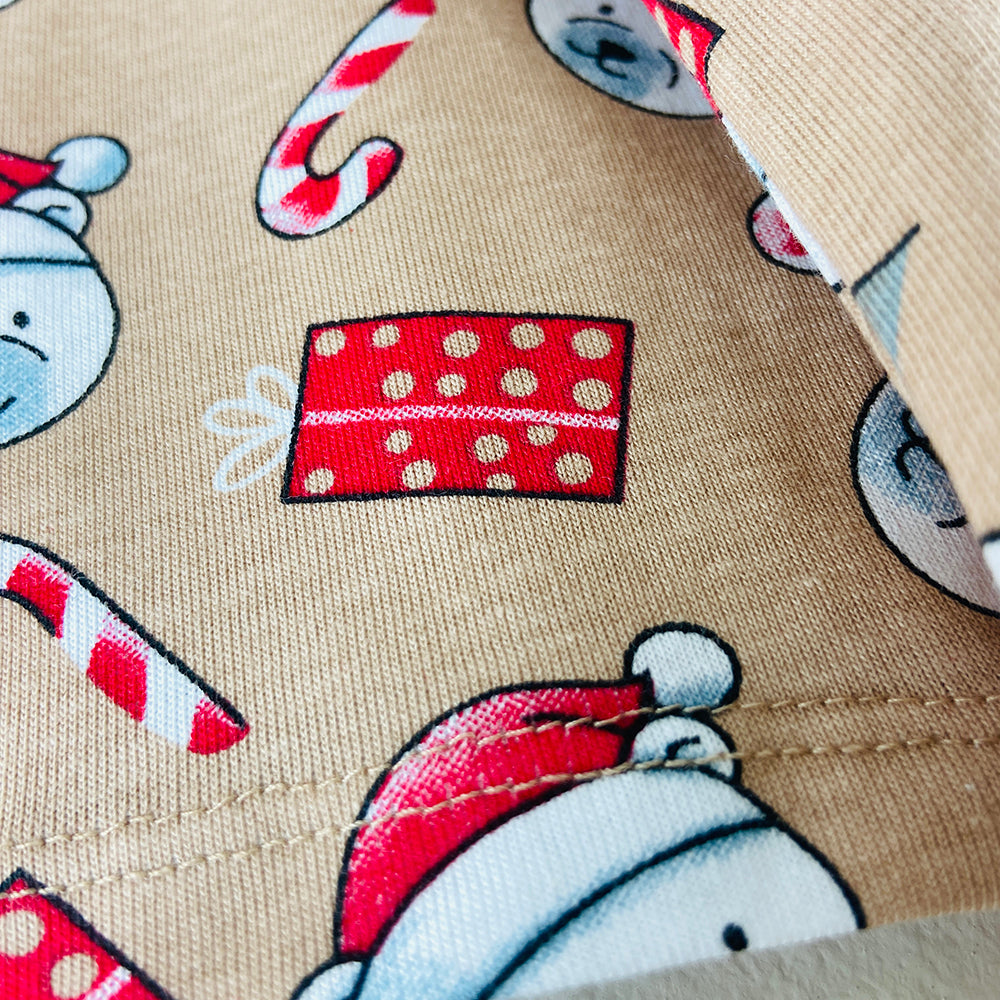 Pack of 3 Toddler Baby Full Sleeve Bodysuit Printed Cotton Romper