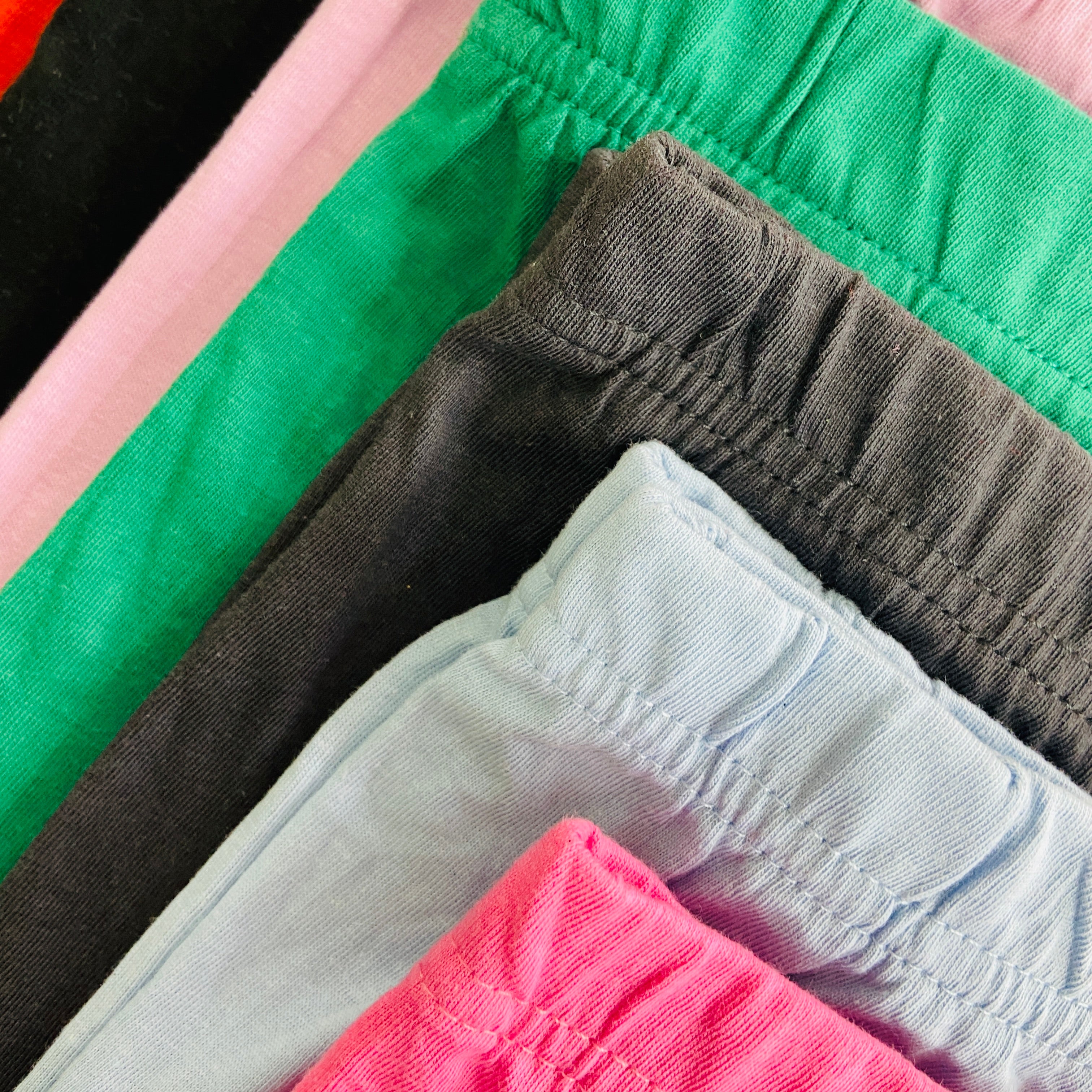 Girls Regular Waist Cotton Jersey Leggings