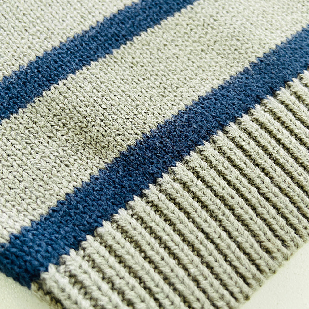 Boys Long Sleeve Striped Pullover Sweater