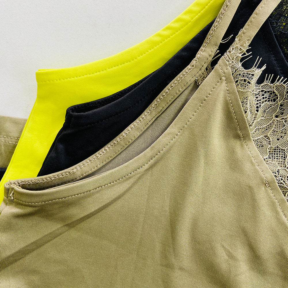 Womens Lace Top with Spaghetti Straps