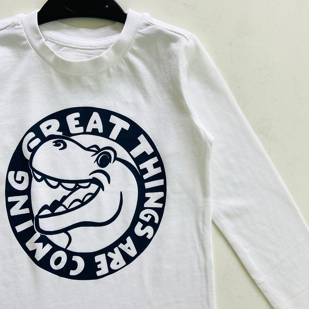 Kids Round Neck Cotton Full Sleeve T-shirt