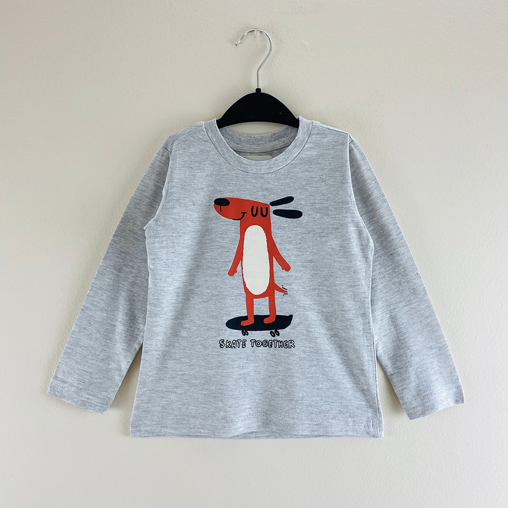 Kids Round Neck Cotton Full Sleeve T-shirt
