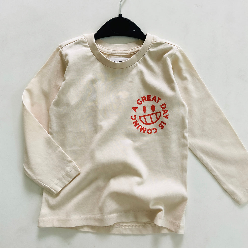 Kids Round Neck Cotton Full Sleeve T-shirt