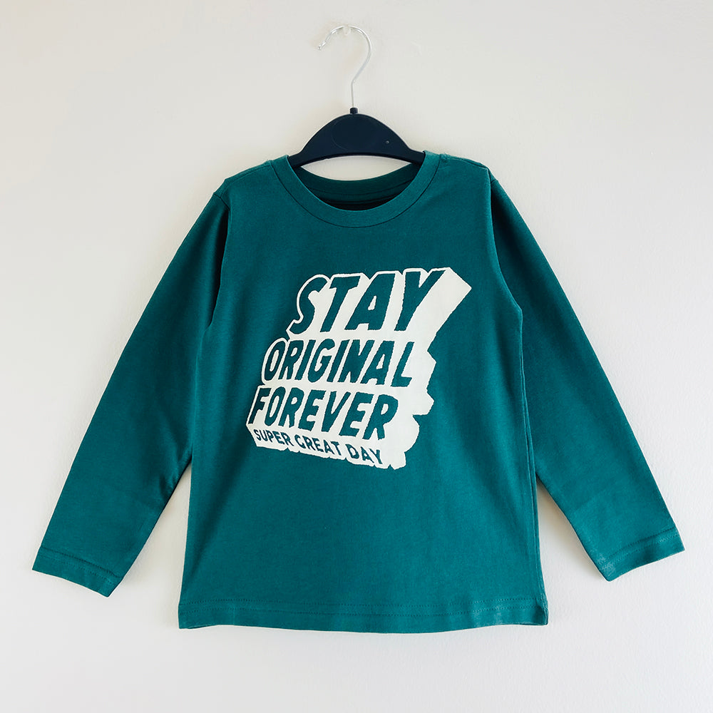 Kids Round Neck Cotton Full Sleeve T-shirt