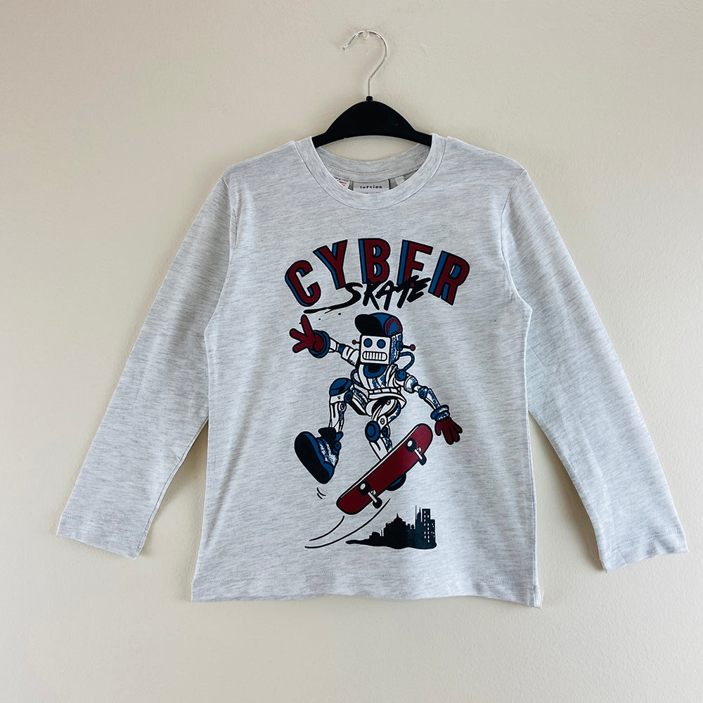 Boys Round Neck Cotton Full Sleeve T-shirt