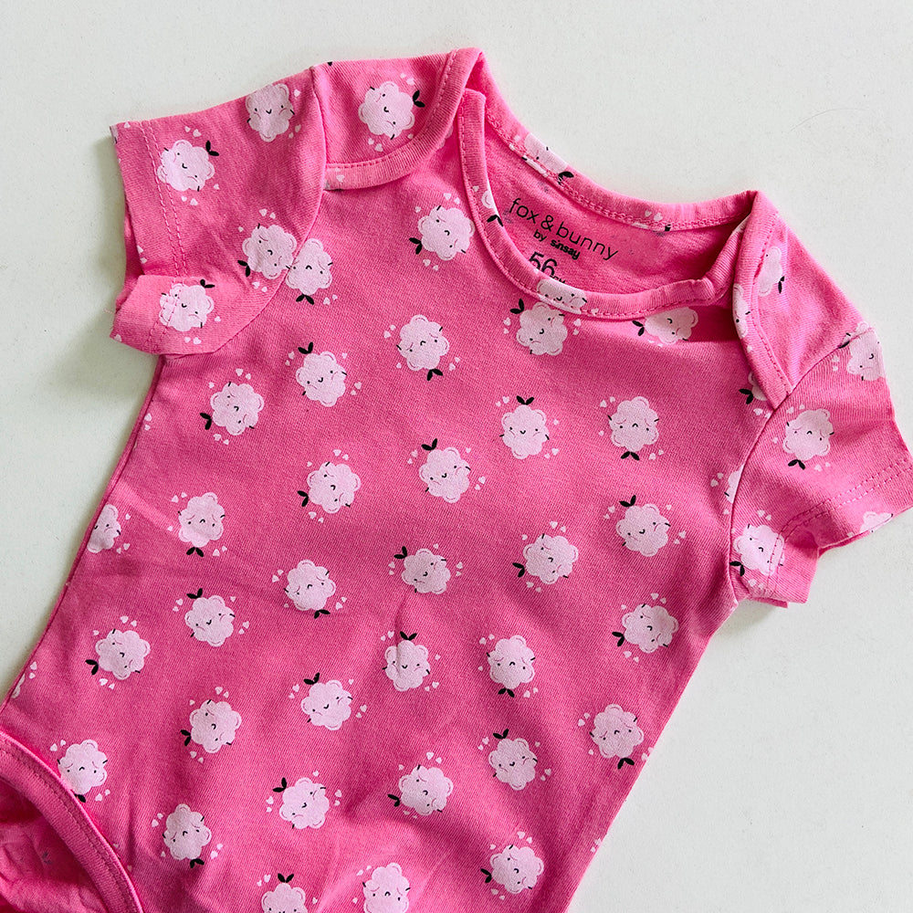 Baby Half Sleeve Organic Cotton Printed Romper