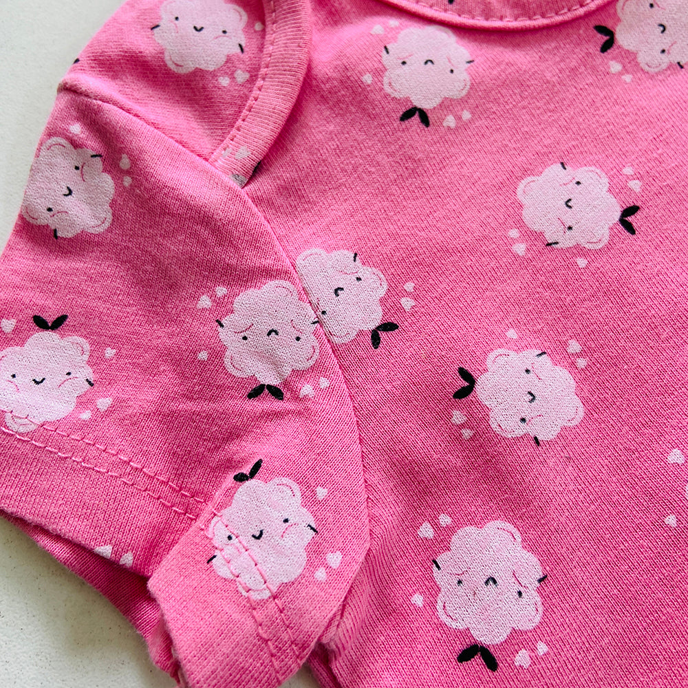 Baby Half Sleeve Organic Cotton Printed Romper