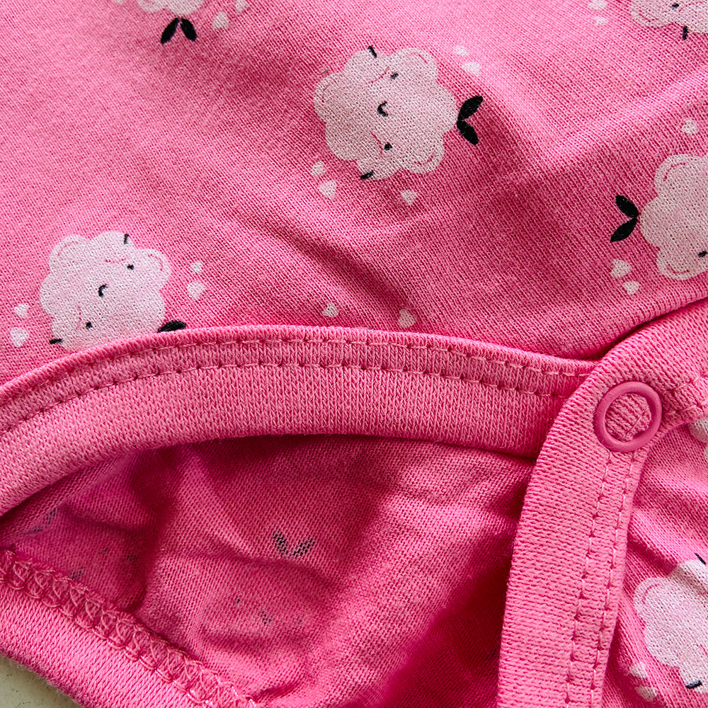 Baby Half Sleeve Organic Cotton Printed Romper