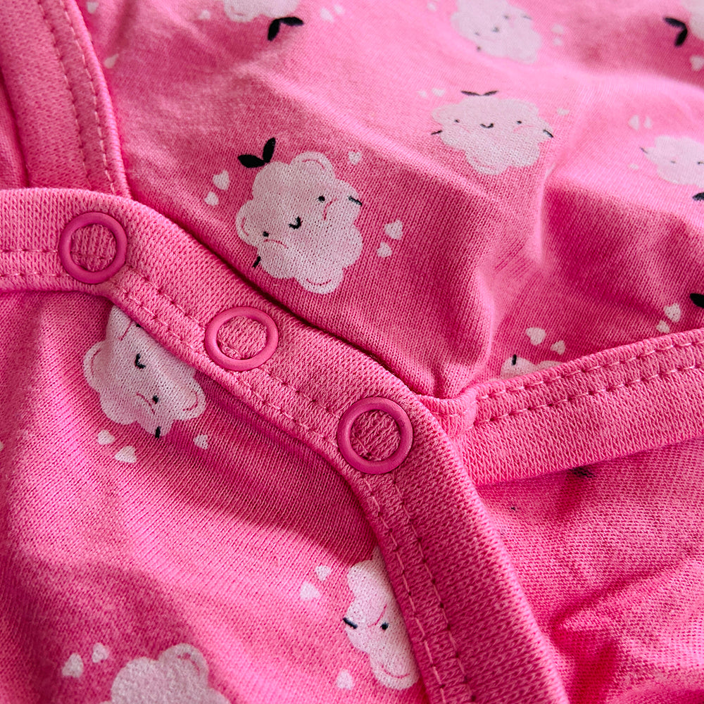 Baby Half Sleeve Organic Cotton Printed Romper