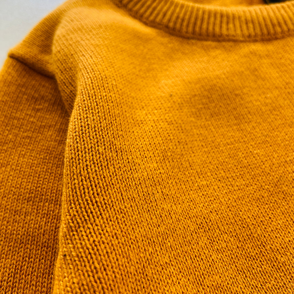 Boys Long Sleeve Solid Pullover Sweater