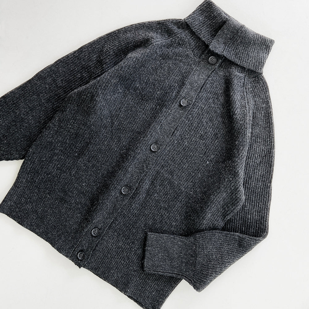 Womens Classic Button Front Cardigan Sweater