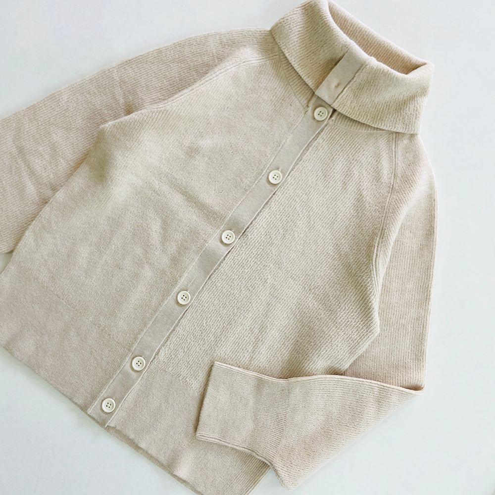 Womens Classic Button Front Cardigan Sweater