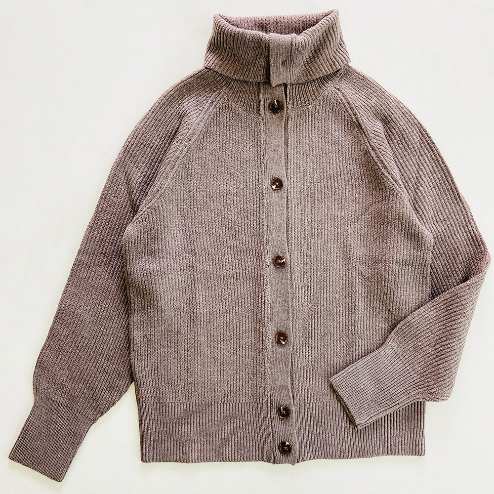 Womens Classic Button Front Cardigan Sweater