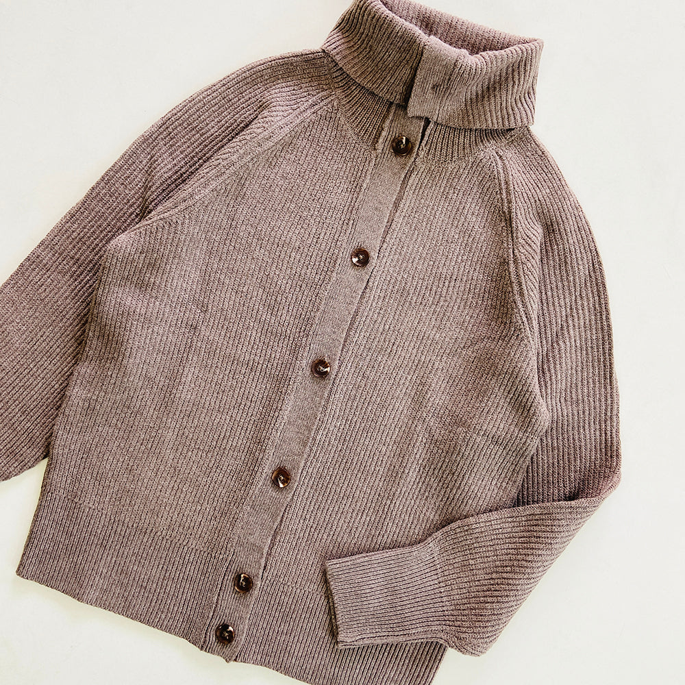 Womens Classic Button Front Cardigan Sweater