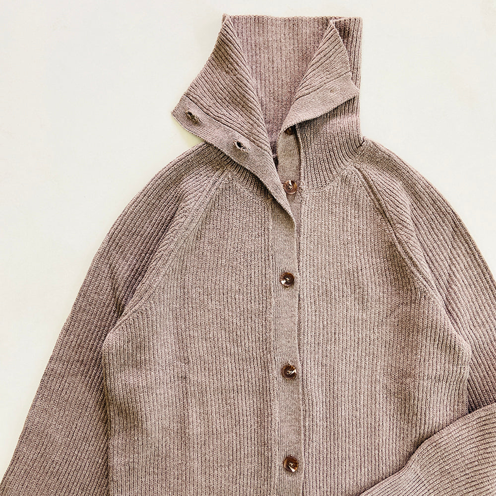 Womens Classic Button Front Cardigan Sweater