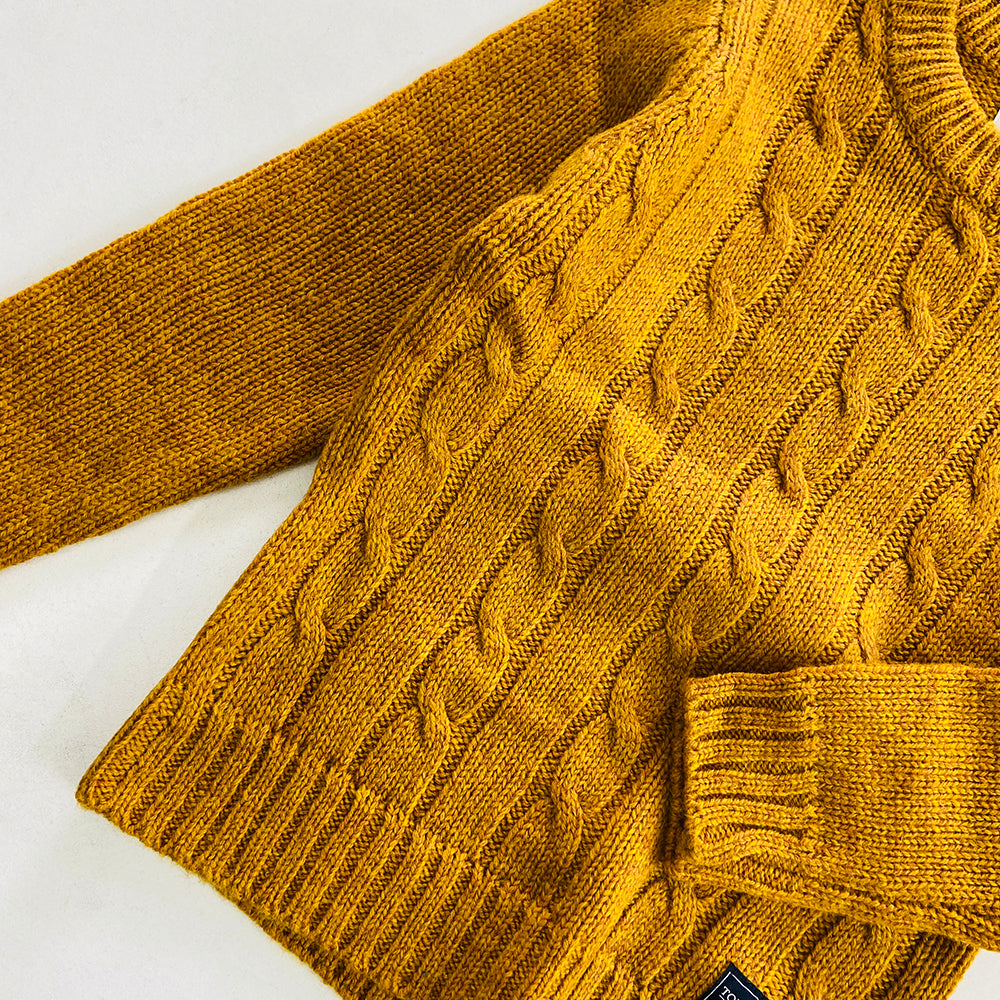 Boys Long Sleeve Solid Pullover Sweater