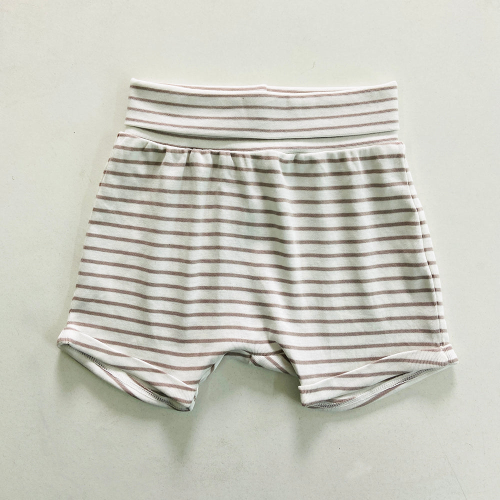Toddler Baby High Waist Cotton Shorts