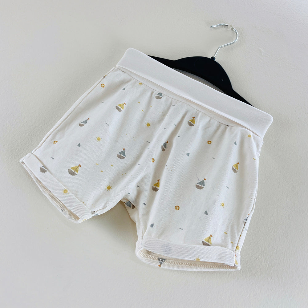 Toddler Baby High Waist Cotton Shorts