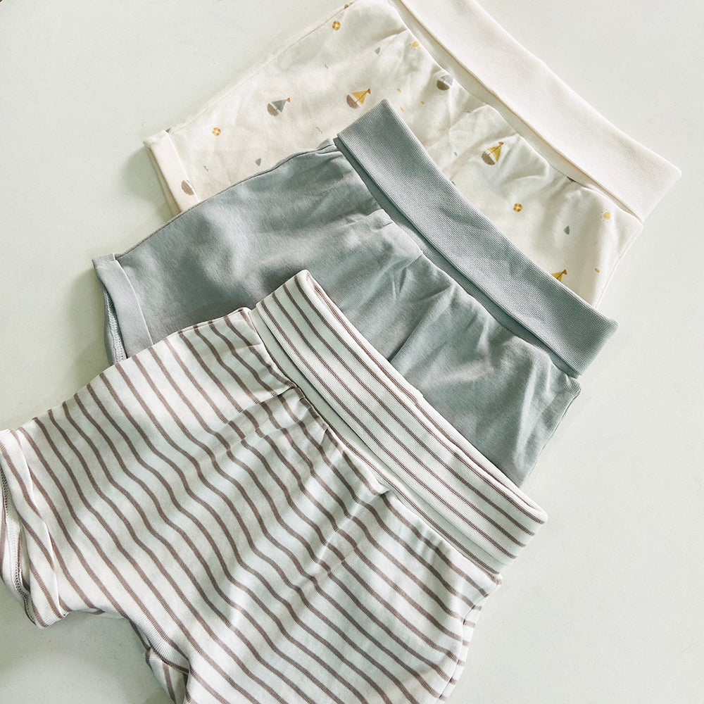 Toddler Baby High Waist Cotton Shorts
