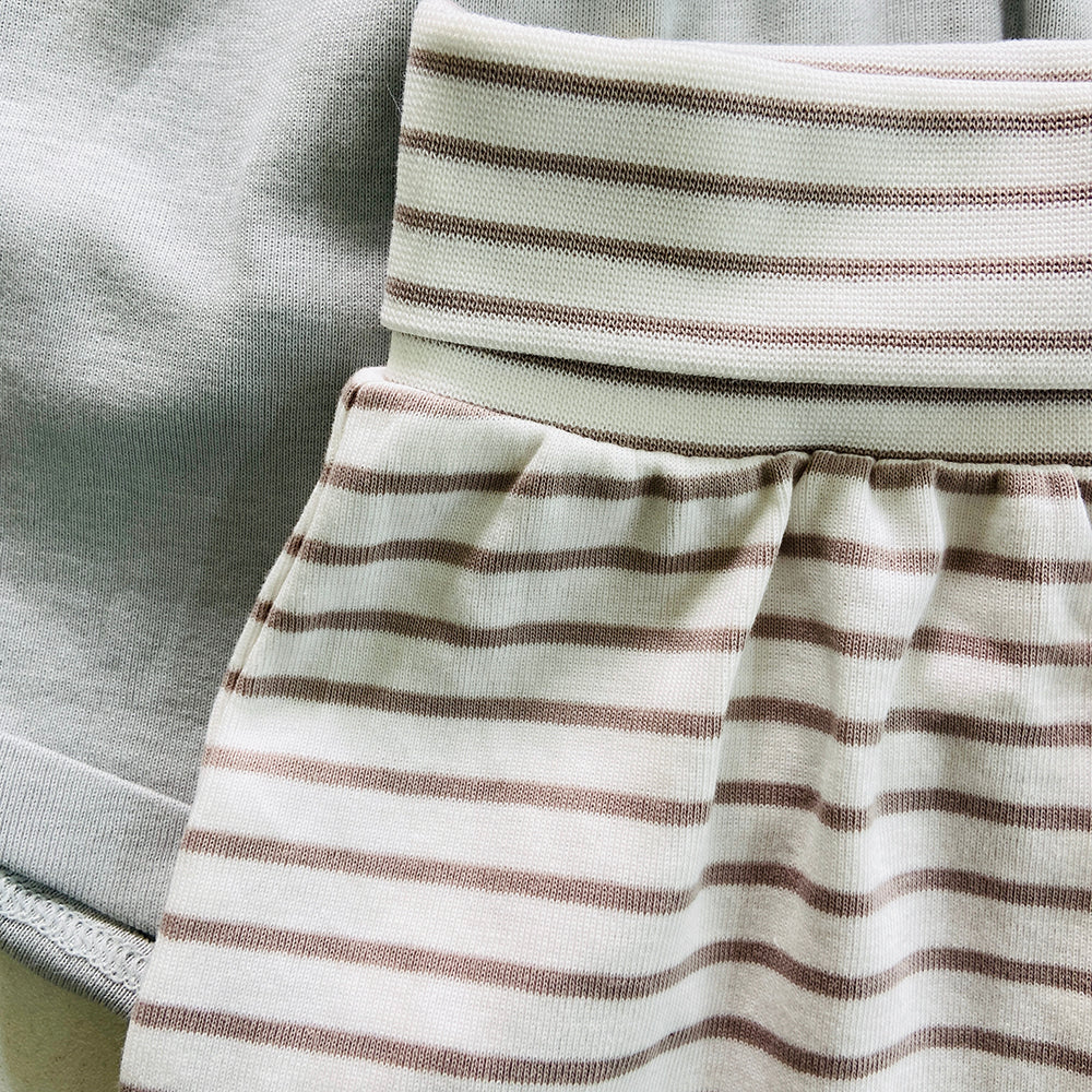 Toddler Baby High Waist Cotton Shorts