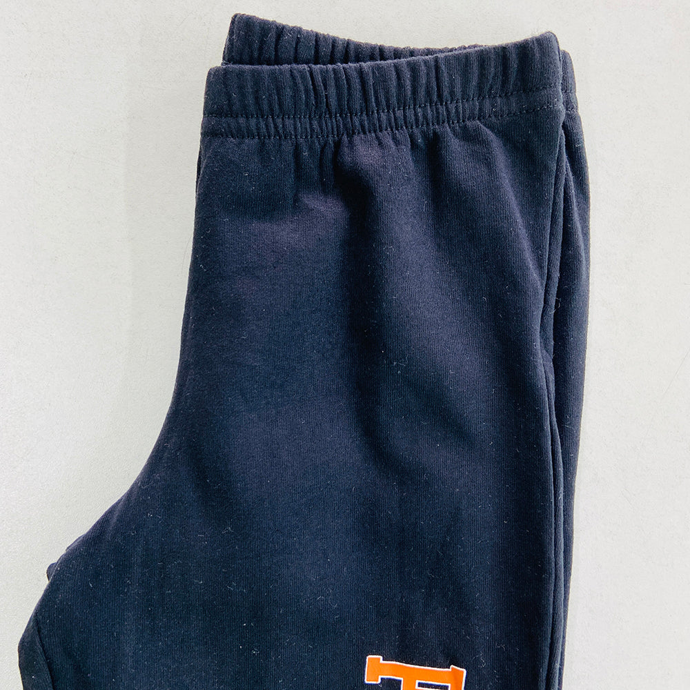 Kids Elastic Waist Fleece Lining Cotton Trouser