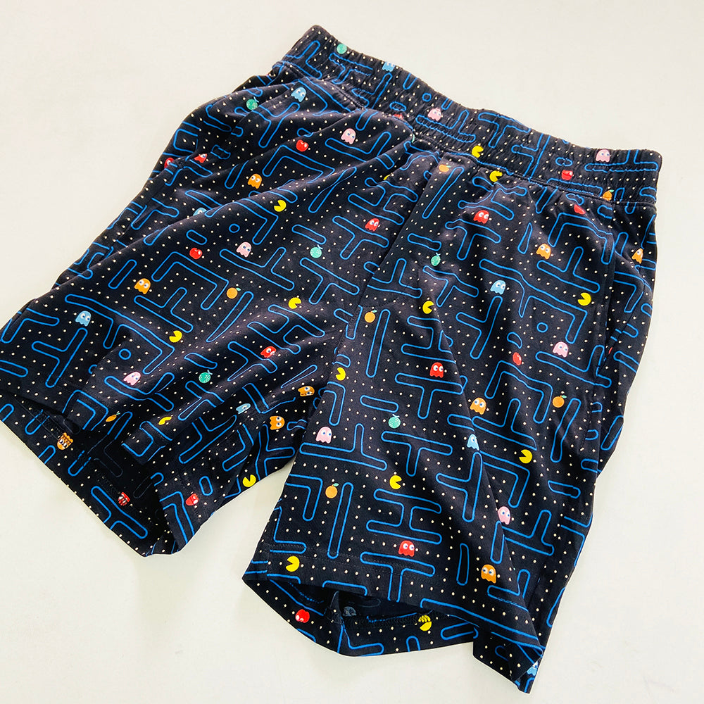 Men's Printed Side Pocket Cotton Pajama Shorts