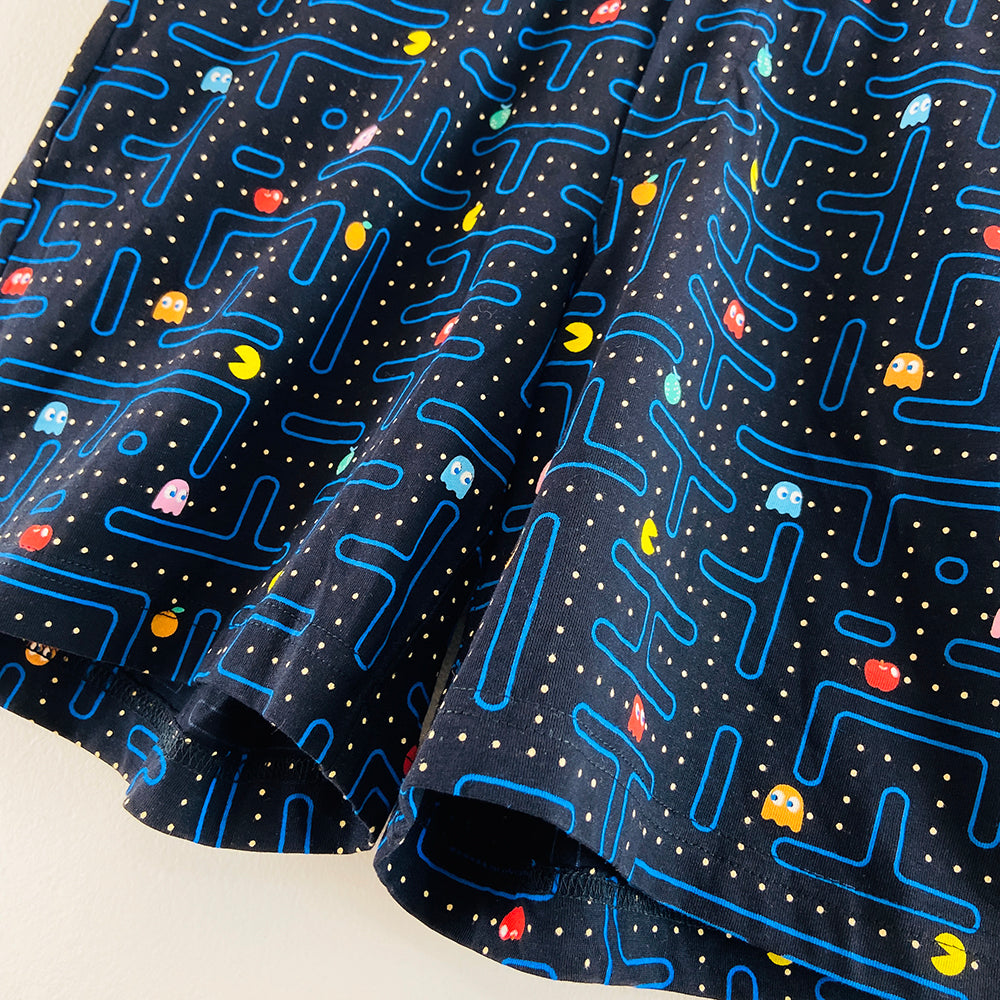 Men's Printed Side Pocket Cotton Pajama Shorts