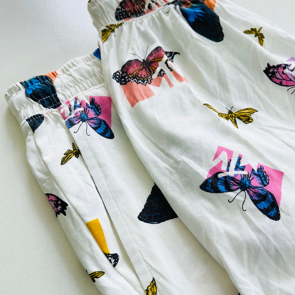 Men's Printed Side Pocket Cotton Pajama Shorts