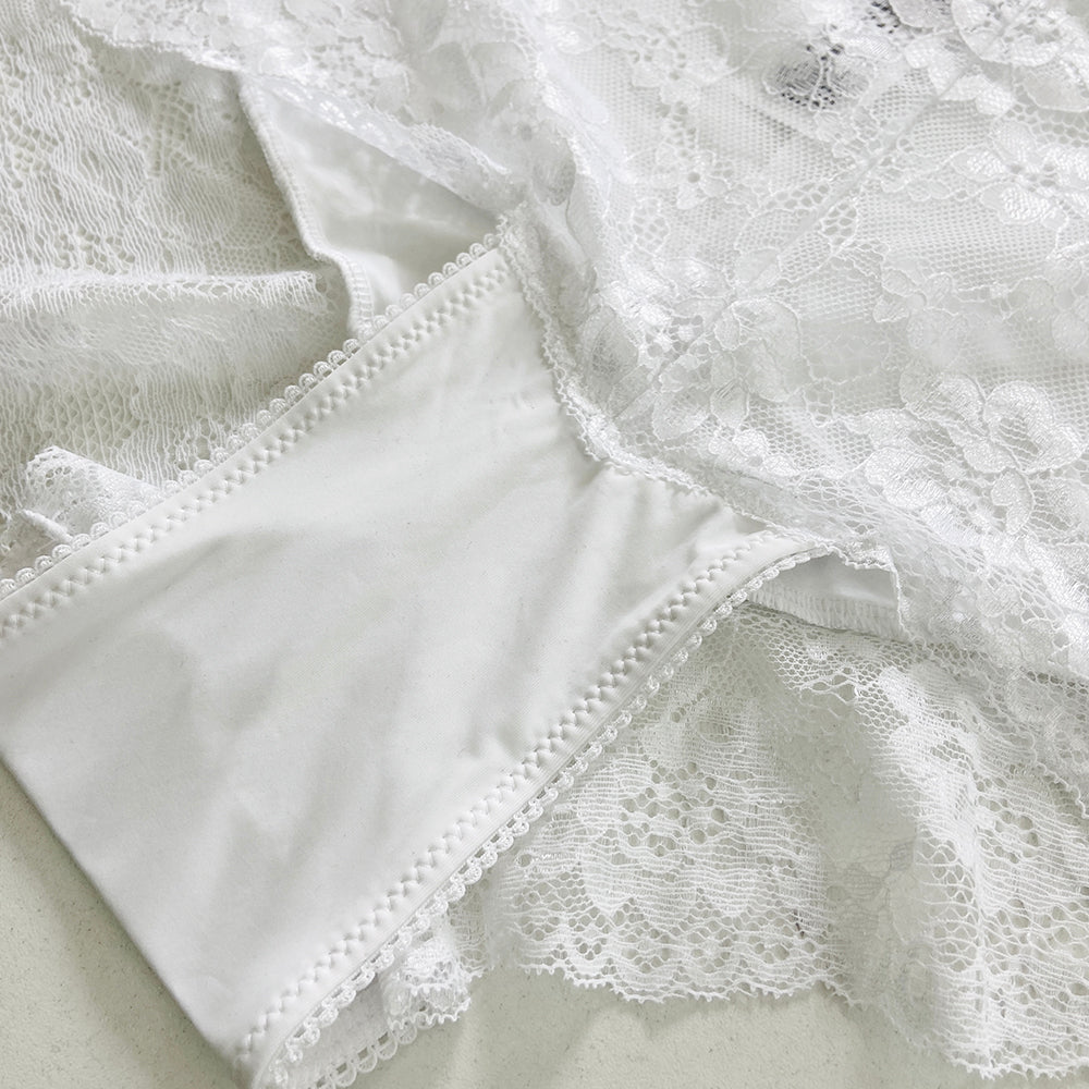 Womens Premium Lace Front Hipster Brief Panty