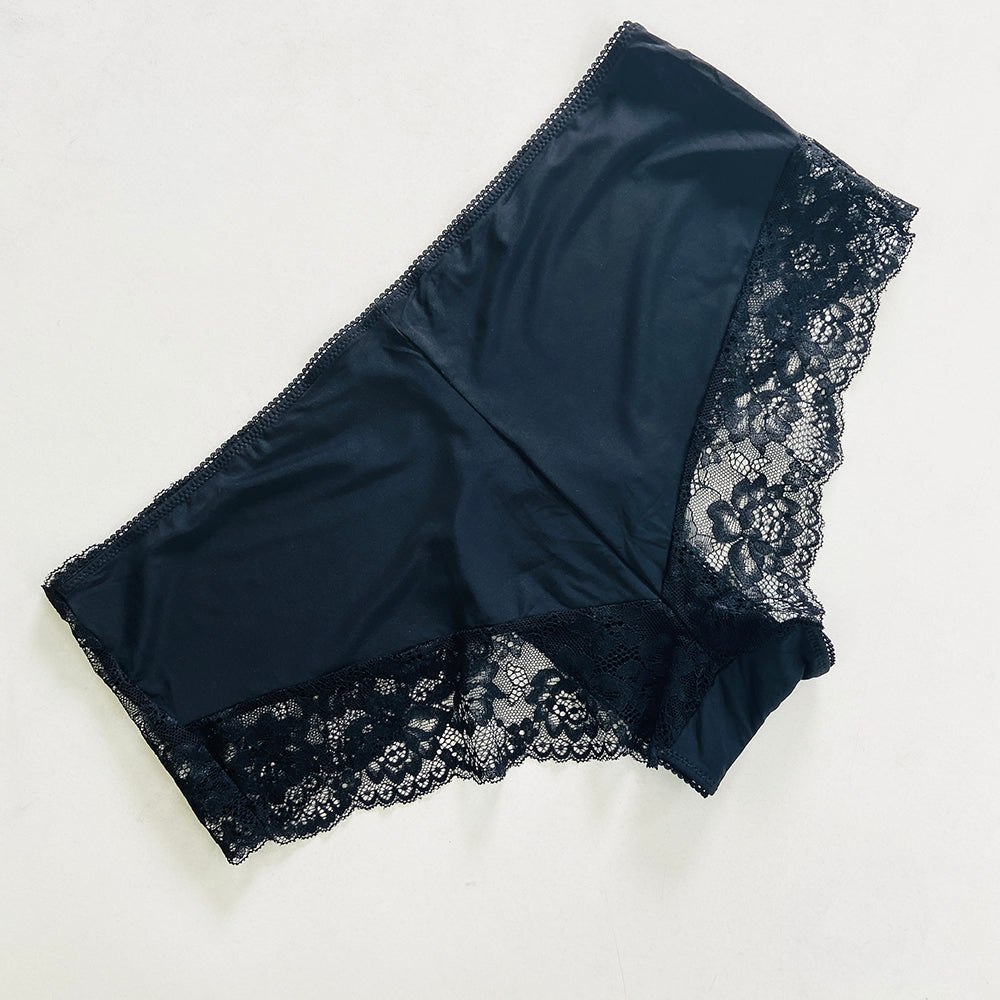 Womens Premium Lace Front Hipster Brief Panty