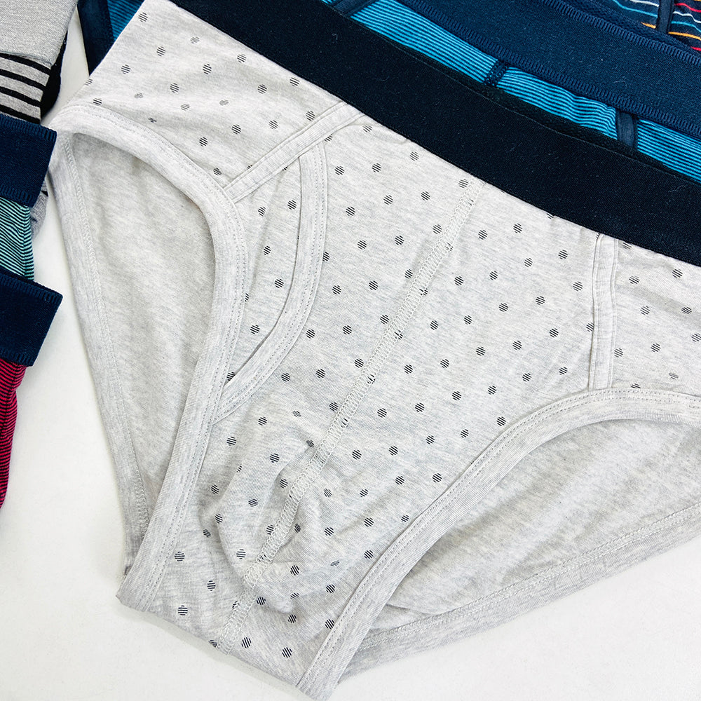 Pack of 3 Mens Outer Elastic Waistbelt Cotton Briefs