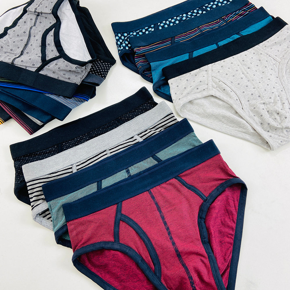 Pack of 3 Mens Outer Elastic Waistbelt Cotton Briefs