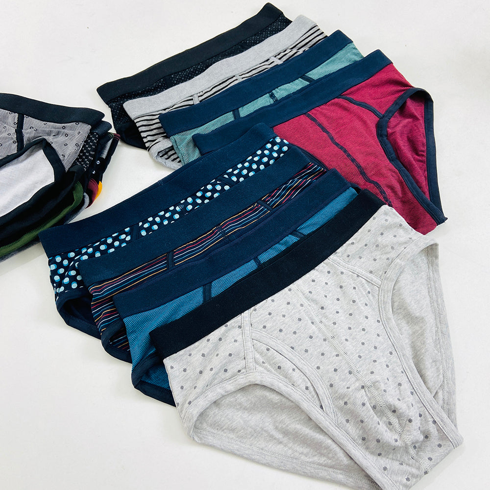 Pack of 3 Mens Outer Elastic Waistbelt Cotton Briefs