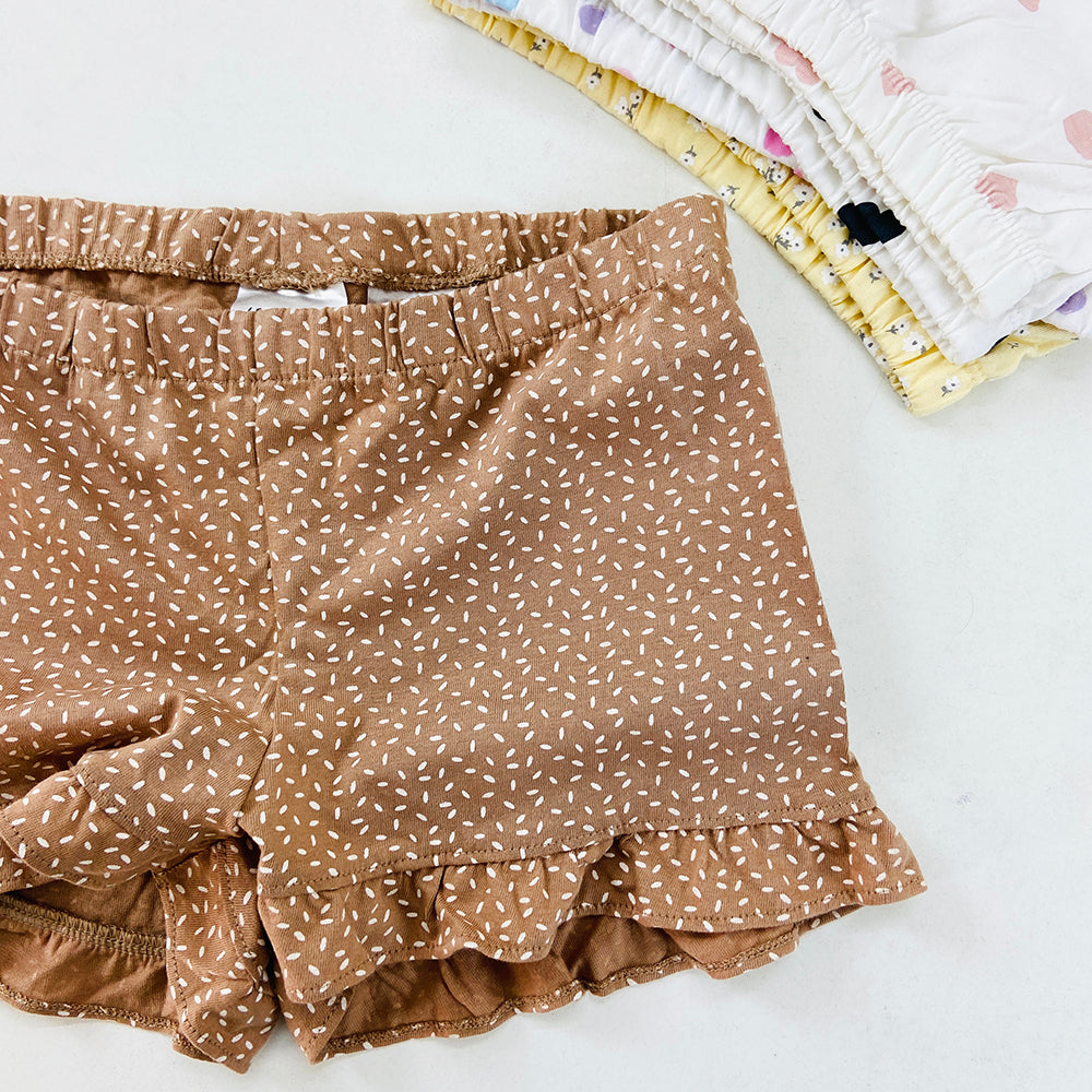 Girls Printed Cotton Jersey Shorts