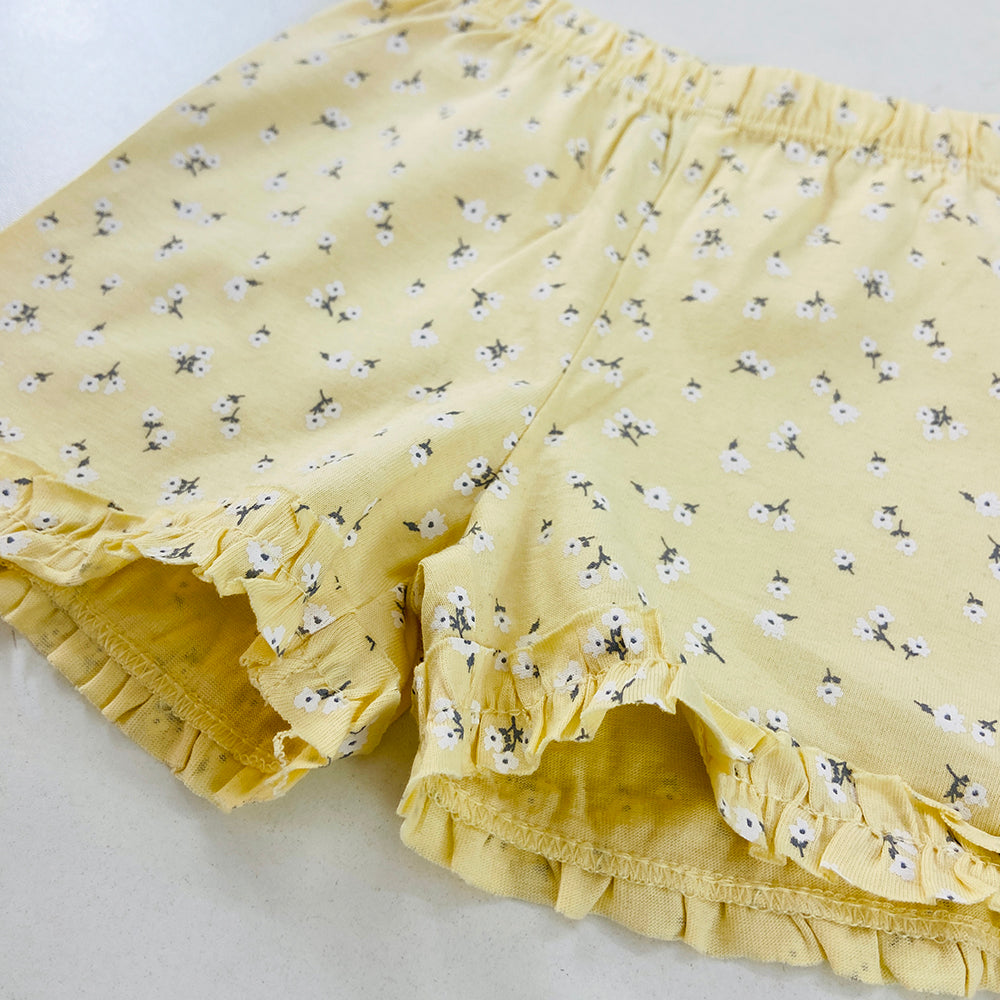 Girls Printed Cotton Jersey Shorts