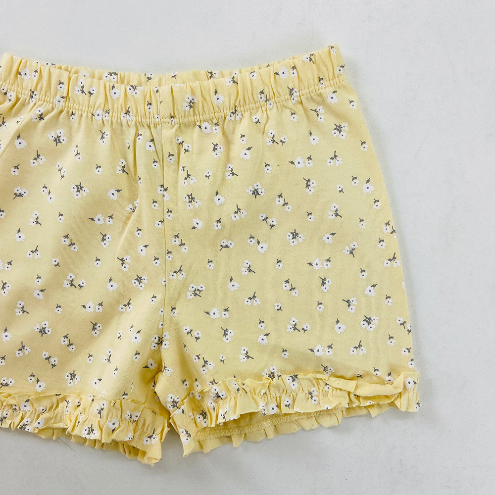 Girls Printed Cotton Jersey Shorts