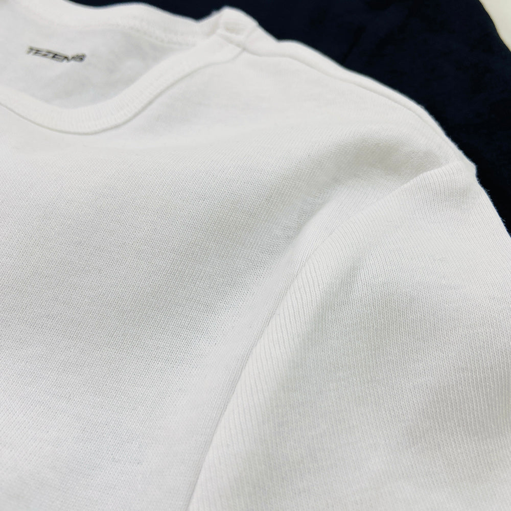 Pack of 2 Girls Basic Round Neck Cotton Undershirt