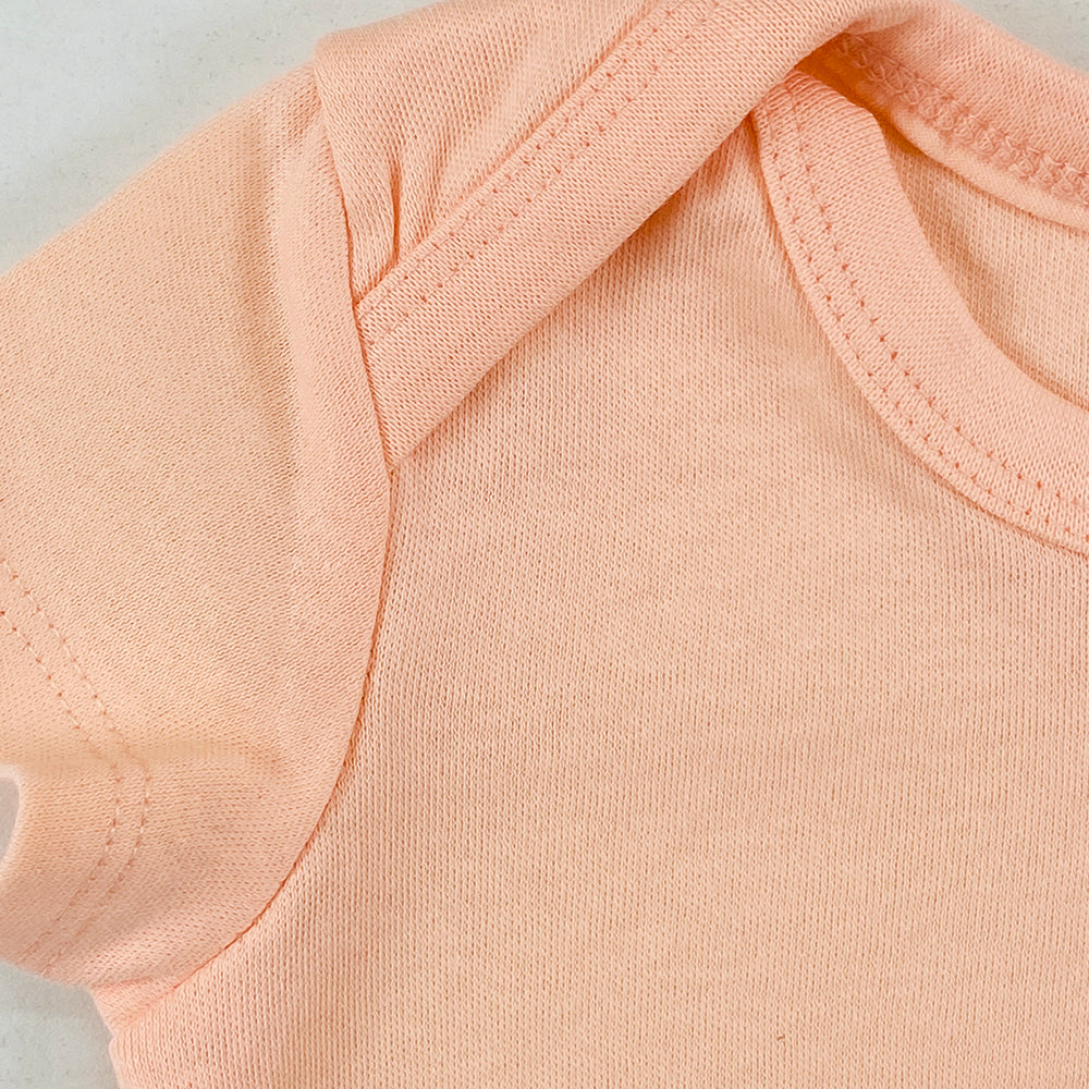 Pack of 3 Multicolor Half Sleeve Organic Cotton Baby Romper Combo