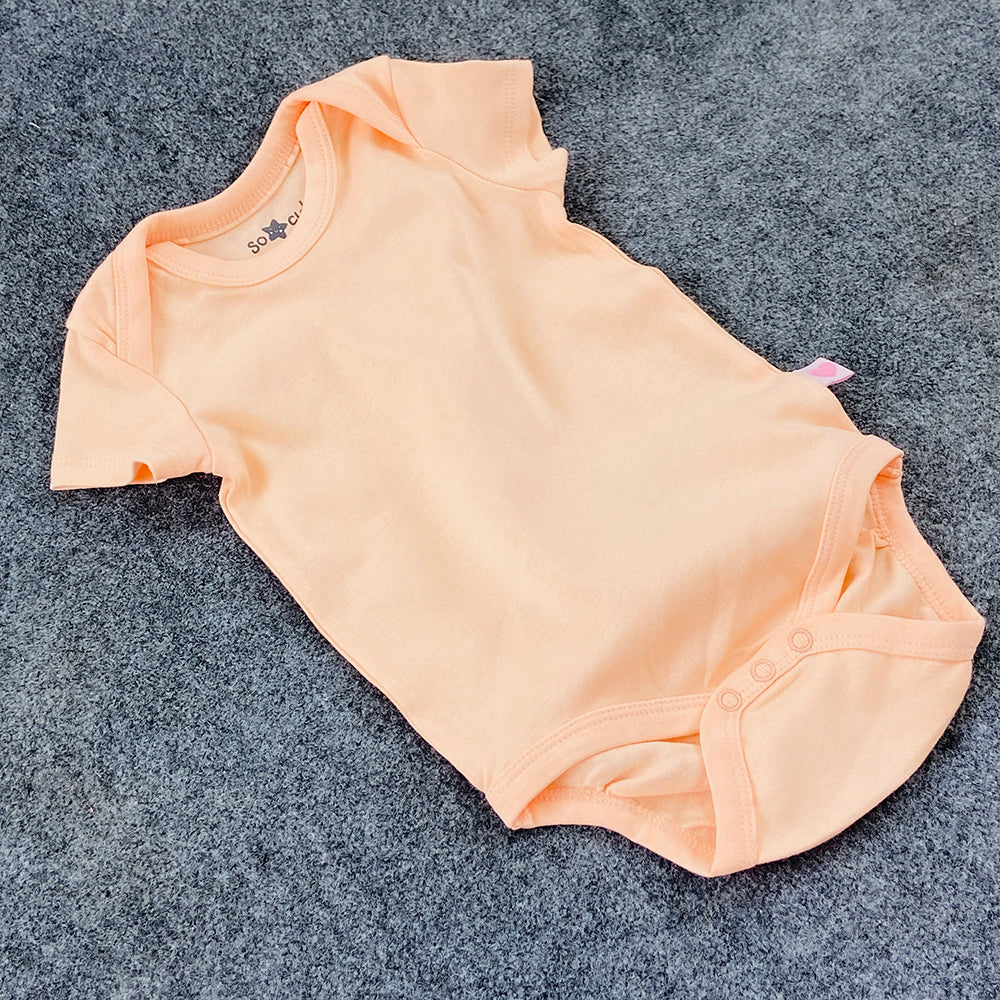 Pack of 3 Multicolor Half Sleeve Organic Cotton Baby Romper Combo