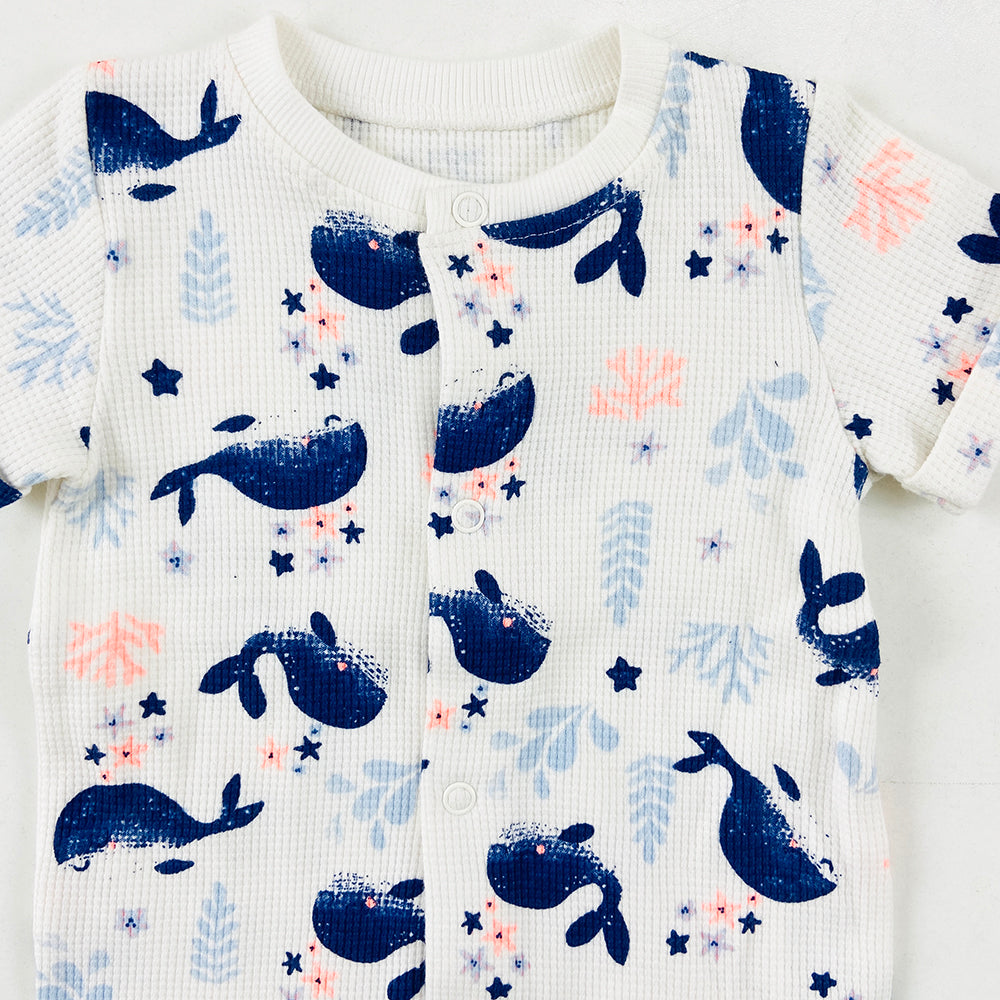 Infant and Toddler Baby Short Sleeve Cotton Bodysuit