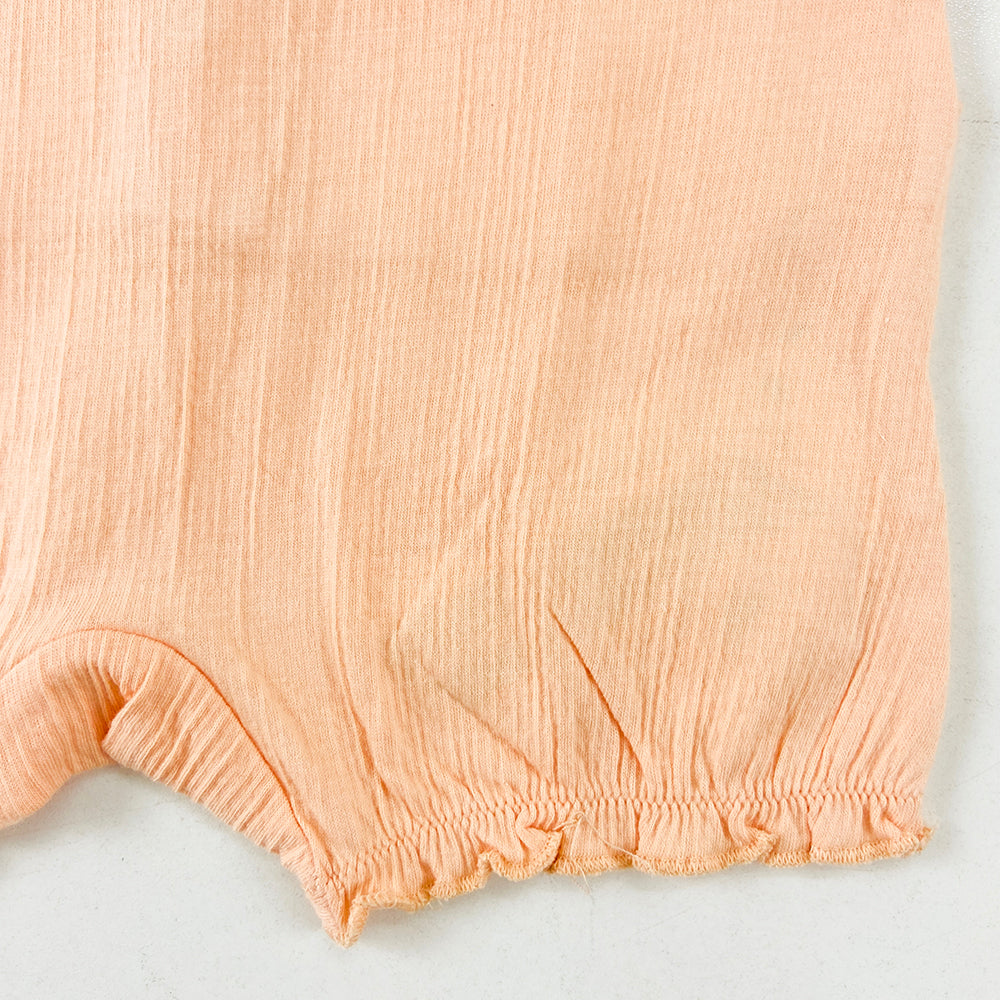 Infant and Toddler Girl Baby Short Sleeve Cotton Bodysuit