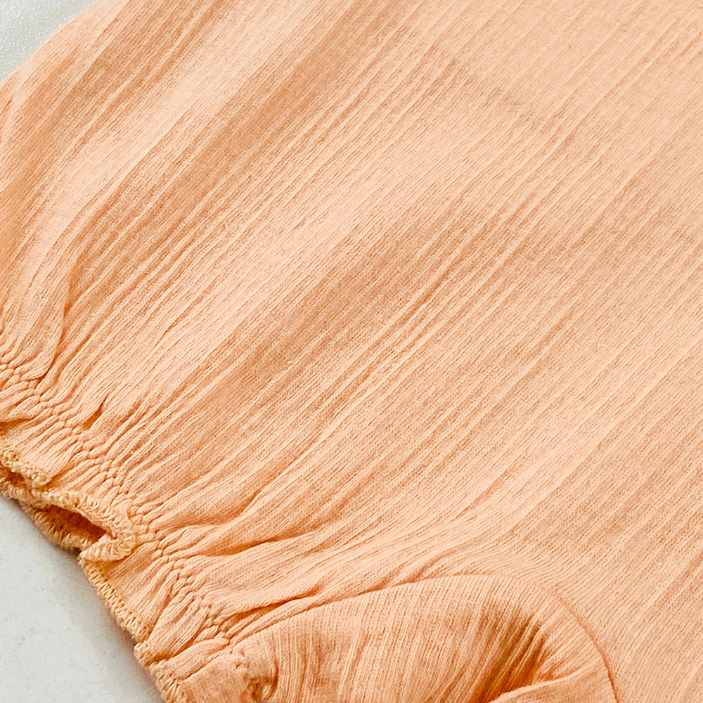 Infant and Toddler Girl Baby Short Sleeve Cotton Bodysuit