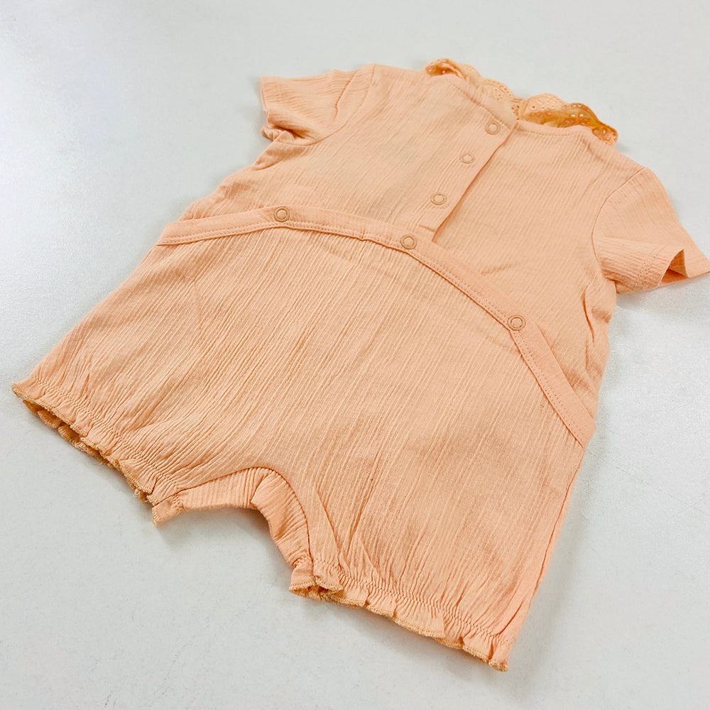 Infant and Toddler Girl Baby Short Sleeve Cotton Bodysuit