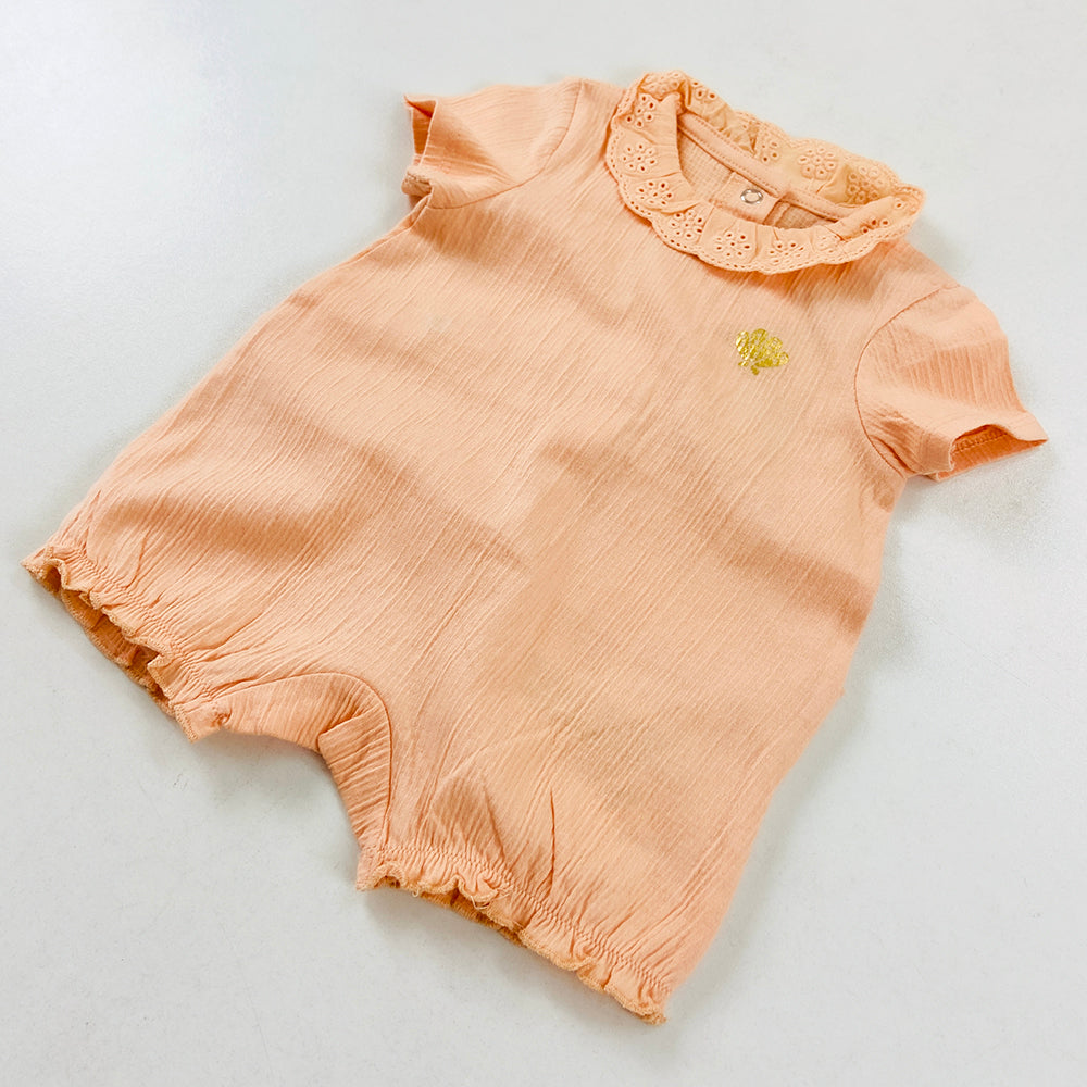 Infant and Toddler Girl Baby Short Sleeve Cotton Bodysuit