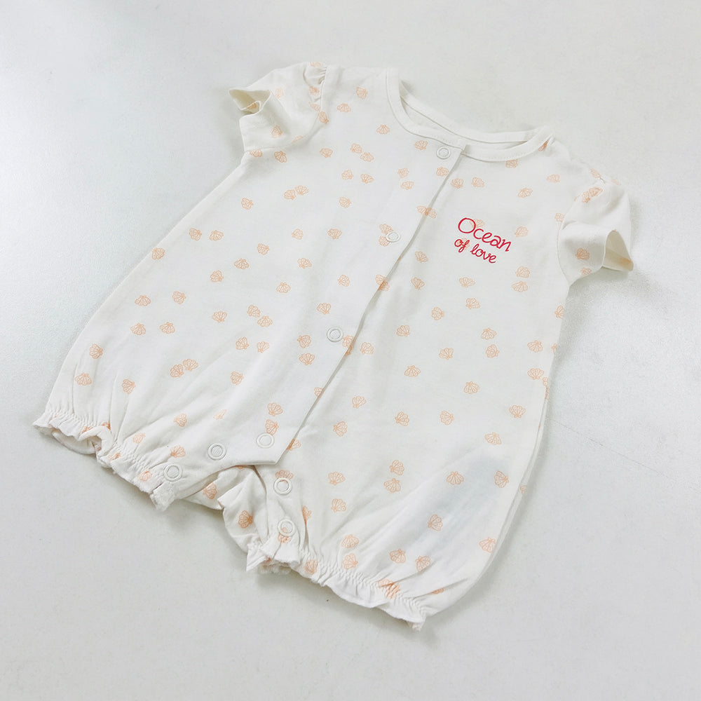 Infant and Toddler Baby Short Sleeve Cotton Bodysuit