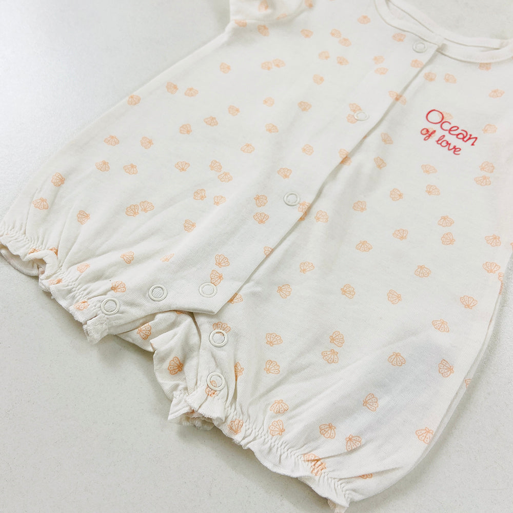 Infant and Toddler Baby Short Sleeve Cotton Bodysuit