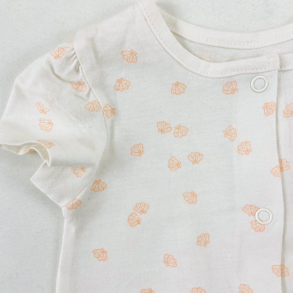 Infant and Toddler Baby Short Sleeve Cotton Bodysuit